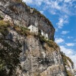 Madonna della Corona, Shrine of the Our Lady of the crown. Built on the mountainside (Baldo mountain) overlooking the Adige Valley, Spiazzi village, verona province, Veneto, Italy, Europe