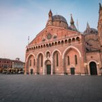 Sant'Antonio of Padua Basilica at sunset, Italy